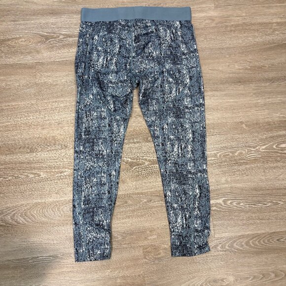 Workout Camouflage Stretch Skinny Fit Sports Leggings Gray Women's XL NEW - Picture 3 of 3